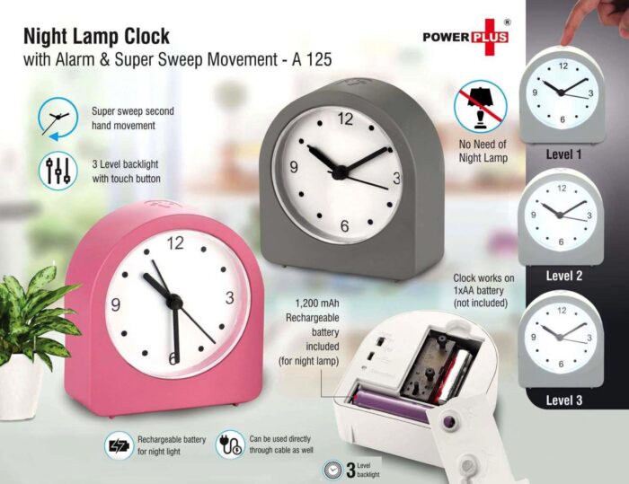 Night Lamp with Alarm Clock