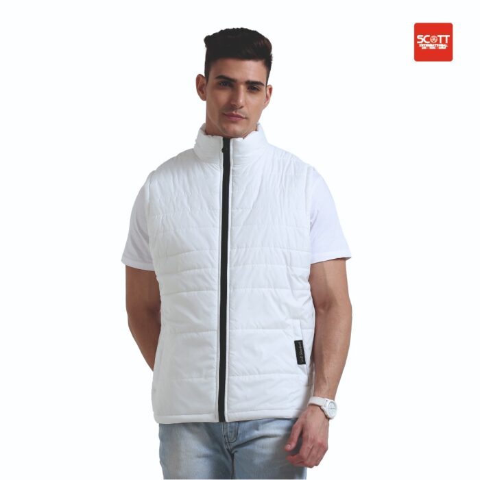 Scott Thermowrap Jacket Half Sleeve White