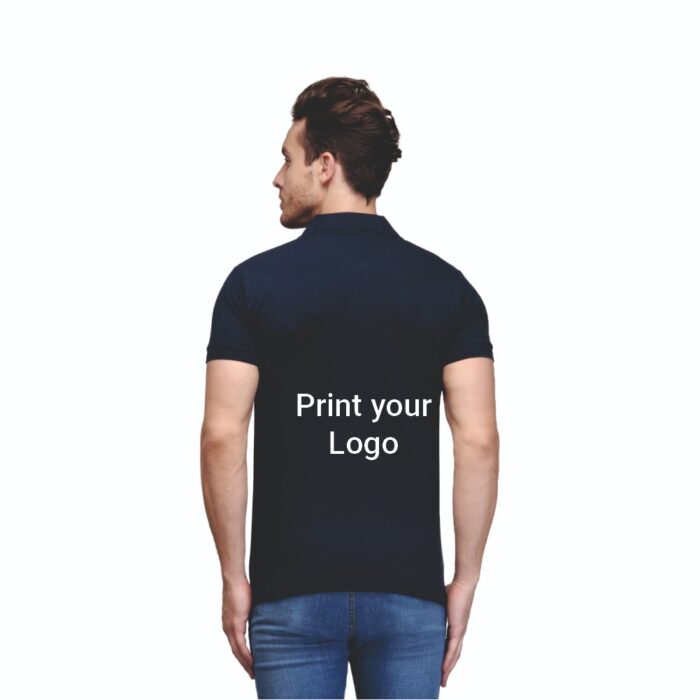 T-Shirt Navy Blue Back